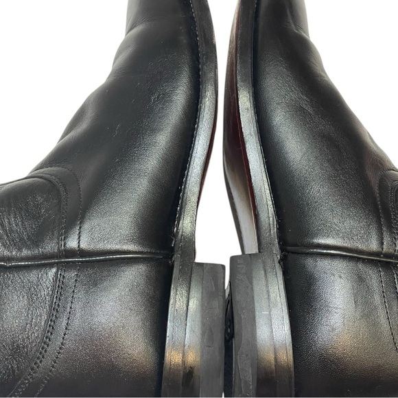 💥SALE💥JUSTIN lL3703 LADIES CLASSIC BLACK KIPSKIN LEATHER ROPER BOOT SZ 5.5 - Picture 8 of 11